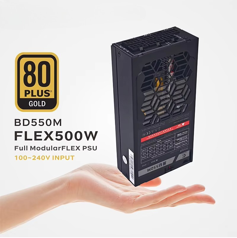 Flex Atx Power Supply 600W 1U - Zasilacz Flex 500/600W 80PLUS GOLD, w
