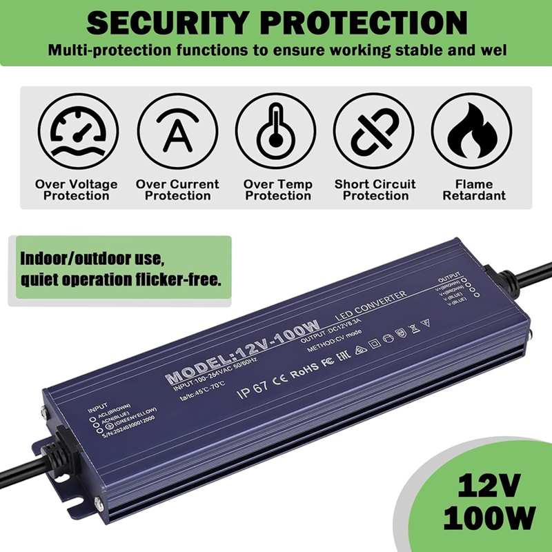 ● Zasilacz LED 12V, wodoodporn – Dc Power Supply 12V recenzja i cena