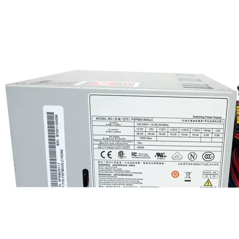 650-80GLC 650W Precyzyjny prze – Server Power Supply recenzja i cena