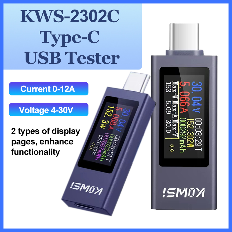 KWS-2302C Tester USB typu C wi – Power Supply Tester recenzja i cena