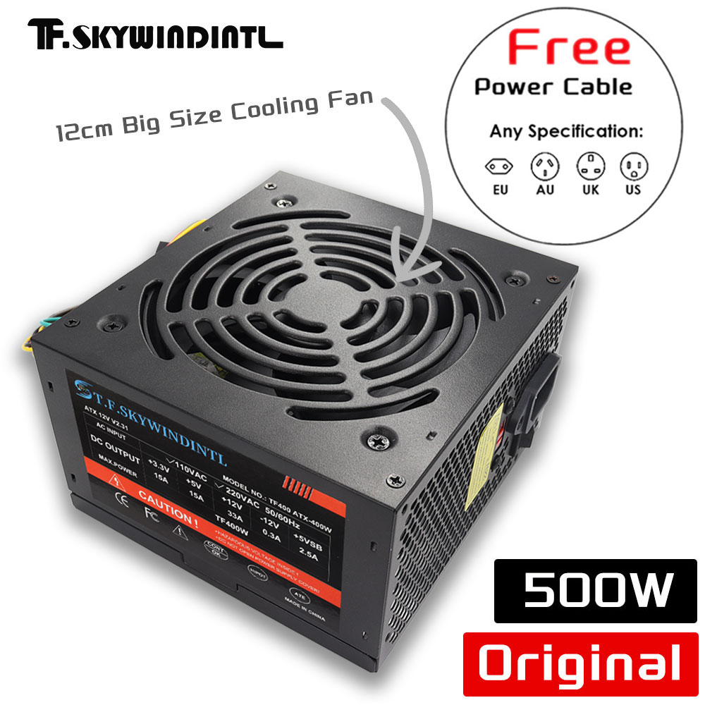 Tani zasilacz ATX do komputera – Power Supply 650W recenzja i cena